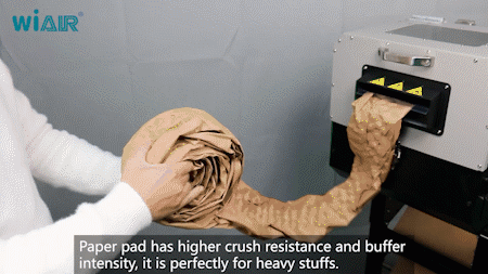 The paper pad can be wrapped with heavy-duty transmission after curl