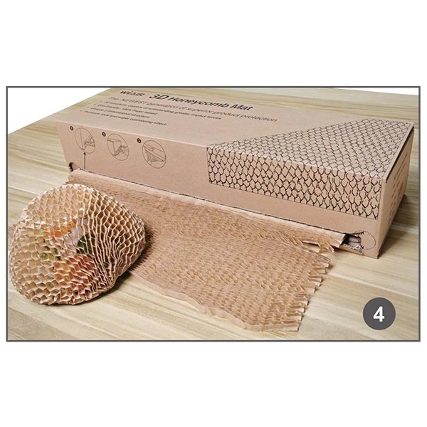 3D Honeycomb Paper Mat Box Dispenser