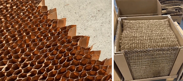 3D Honeycomb Paper Mat