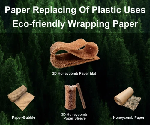 3D honeycomb paper mats