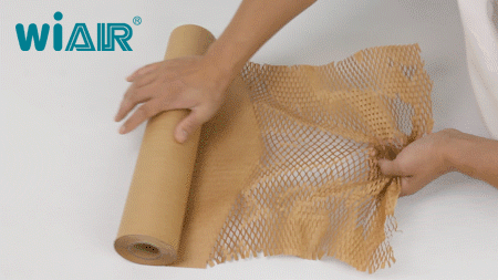 Honeycomb paper wrapping