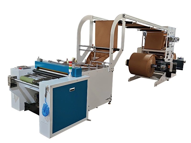Triple-folded paper rewinding machine