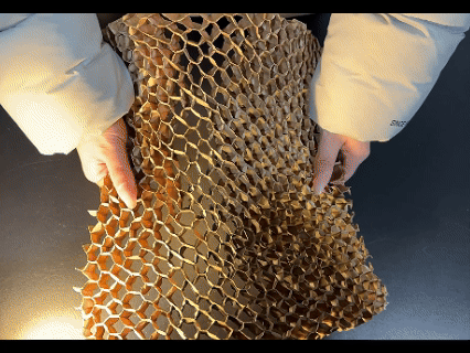 3D Honeycomb Paper Mat