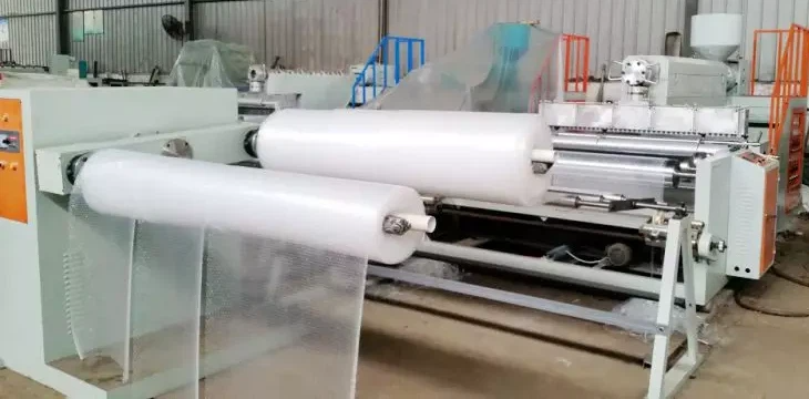 Traditional Air Bubble Wrap Production Process