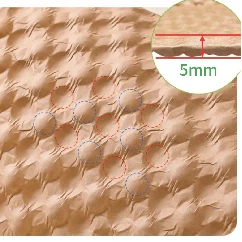 Concave-convex structure, better protection performance