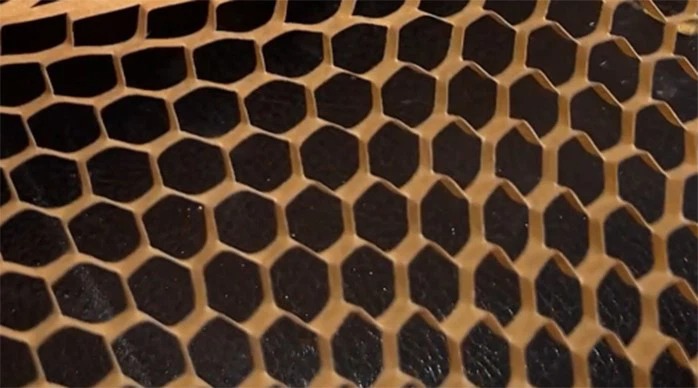 Inspired by the natural honeycomb structure
