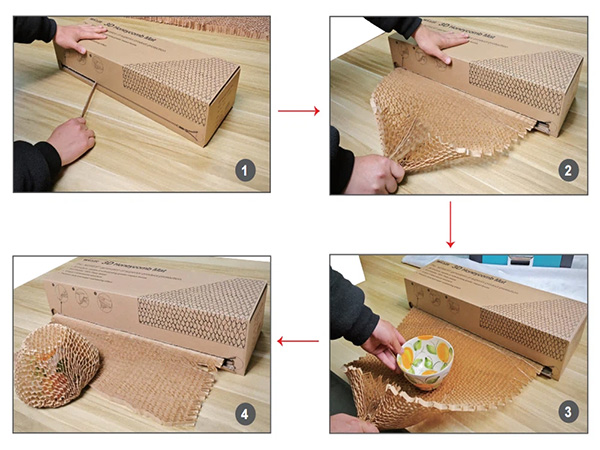 Save Money, Save Hassle— The Secret Is 3D Honeycomb Paper Mat Dispenser!